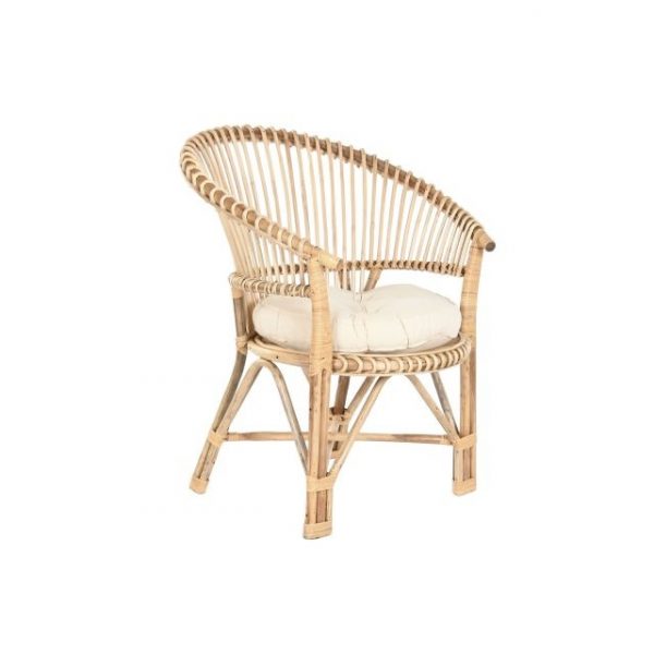 SILLA BAMBU RATAN 69X66X85 NATURAL