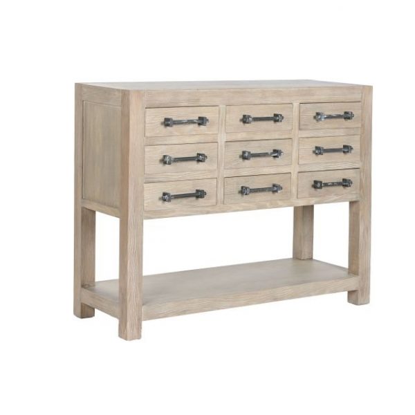 CONSOLA MADERA DE HEVEA 110X40X88 NATURAL