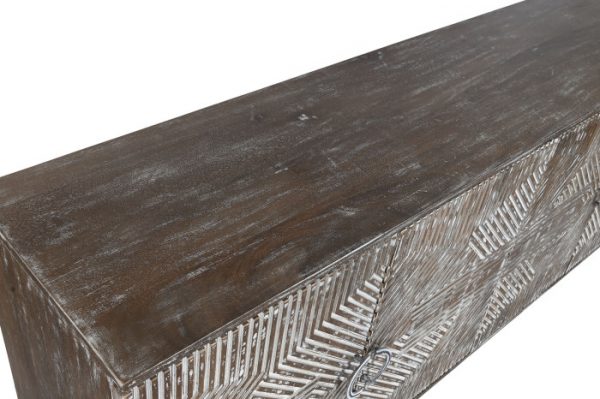 APARADOR MANGO 180X40X80 DECAPE BLANCO - Imagen 5