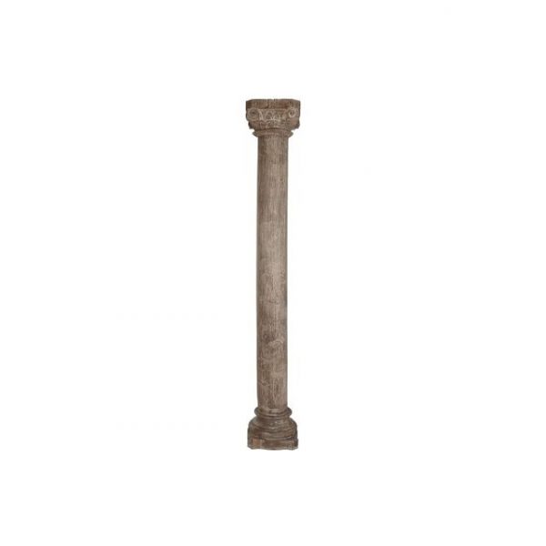 COLUMNA TECA 38X38X267 PIEZA UNICA NATURAL
