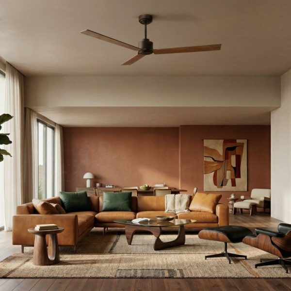 SULION ANNE XL VENTILADOR MARRON MADERA MEDIA