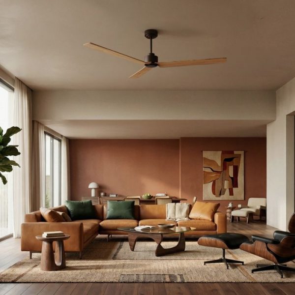 SULION ANNE XL VENTILADOR MARRON MADERA CLARA