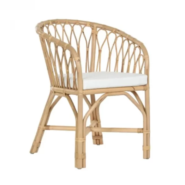 SILLA BAMBU RATAN 58X60X83 NATURAL