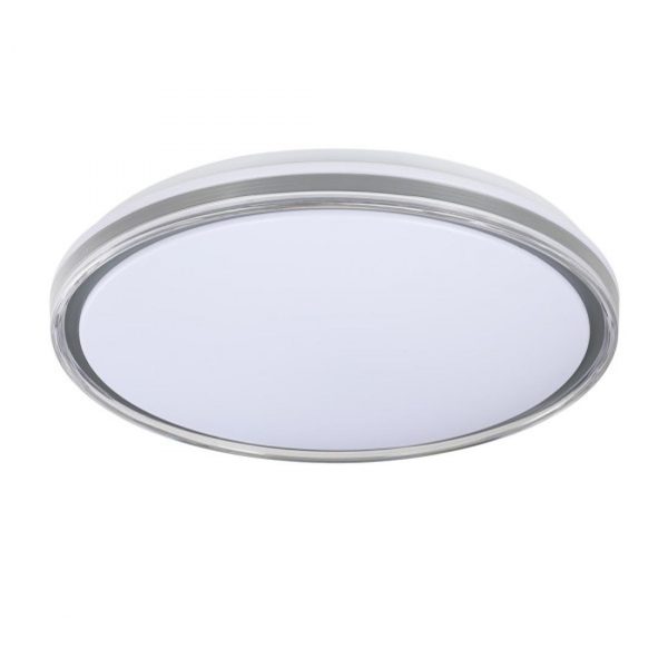 PLAFON NEVADO 144W 3000-4000-6000K BLANCO/GRIS 50D REGULABLE INTENSIDAD 11520LM C/REMOTO