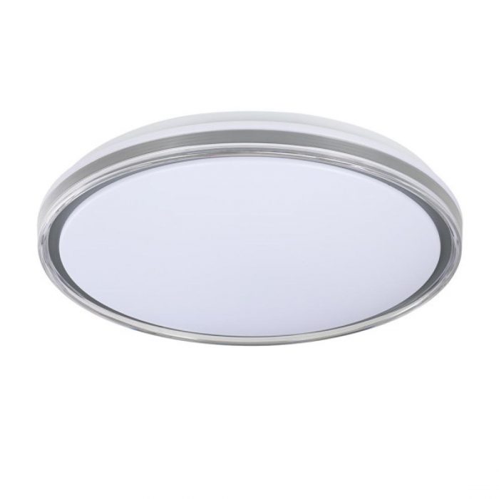 PLAFON NEVADO 144W 3000-4000-6000K BLANCO/GRIS 50D REGULABLE INTENSIDAD 11520LM C/REMOTO