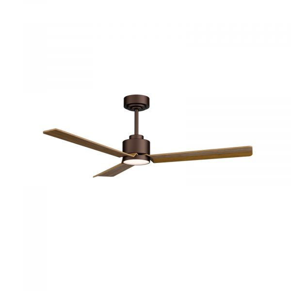SULION ANNE VENTILADOR LED MARRÓN MADERA NATURAL