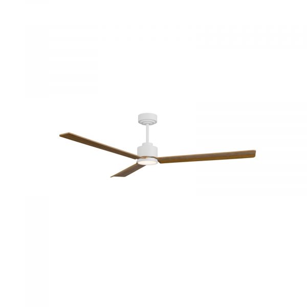 SULION ANNE XL VENTILADOR LED BLANCO MADERA NATURAL