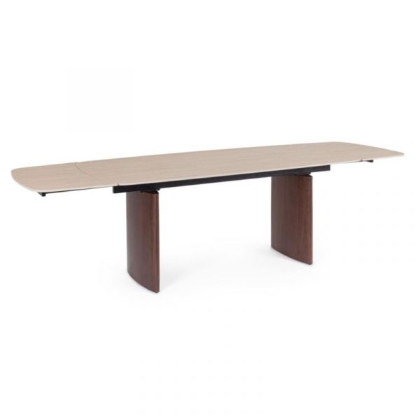 MESA EXT. MAILIS 180/260X90 NOGAL/TRAV
