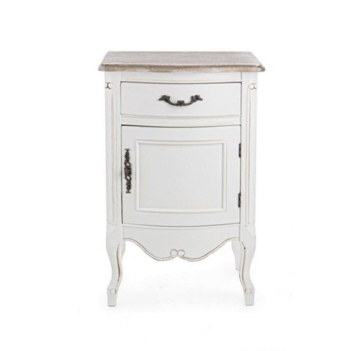 MESITA NOCHE 1P-1C JUSTINE 45X35X70CM