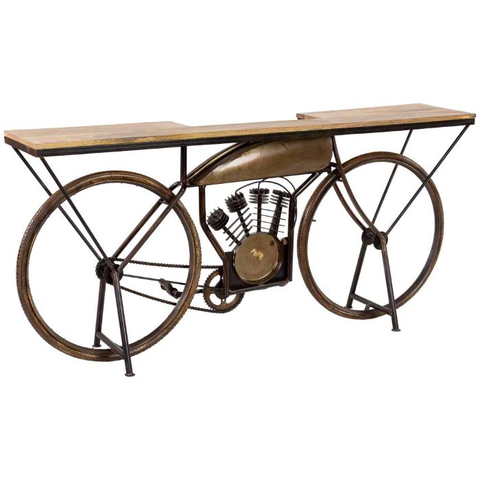 RECIBIDOR BICICLETA CON RUEDAS 183X38X86CM - Imagen 4