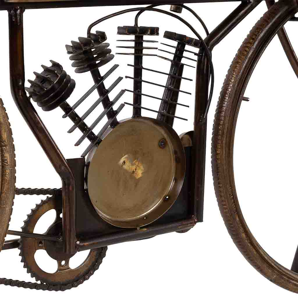 RECIBIDOR BICICLETA CON RUEDAS 183X38X86CM - Imagen 8