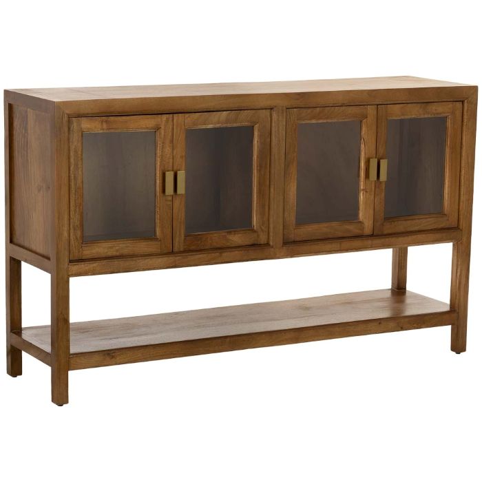 APARADOR MADERA MARRÓN 4 PUERTAS 150X40X90CM