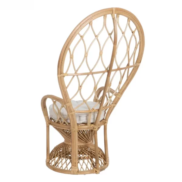 SILLÓN NATURAL RATÁN SALÓN 90 X 73 X 142,50 CM - Imagen 5