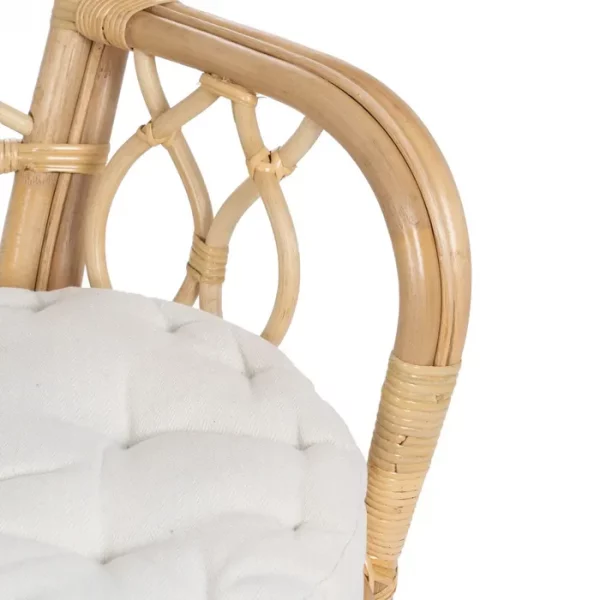 SILLÓN NATURAL RATÁN SALÓN 90 X 73 X 142,50 CM - Imagen 10