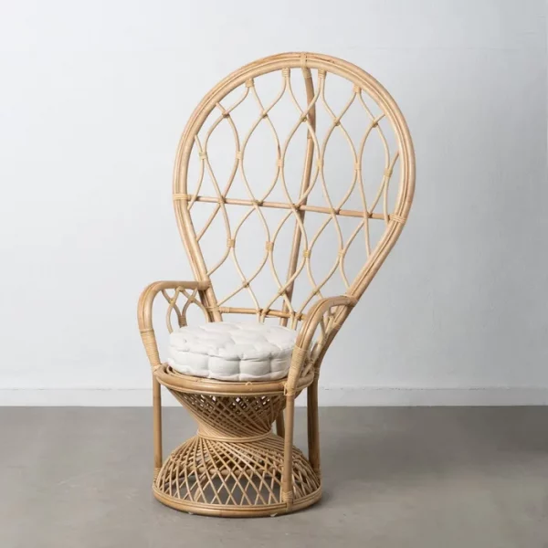 SILLÓN NATURAL RATÁN SALÓN 90 X 73 X 142,50 CM - Imagen 2