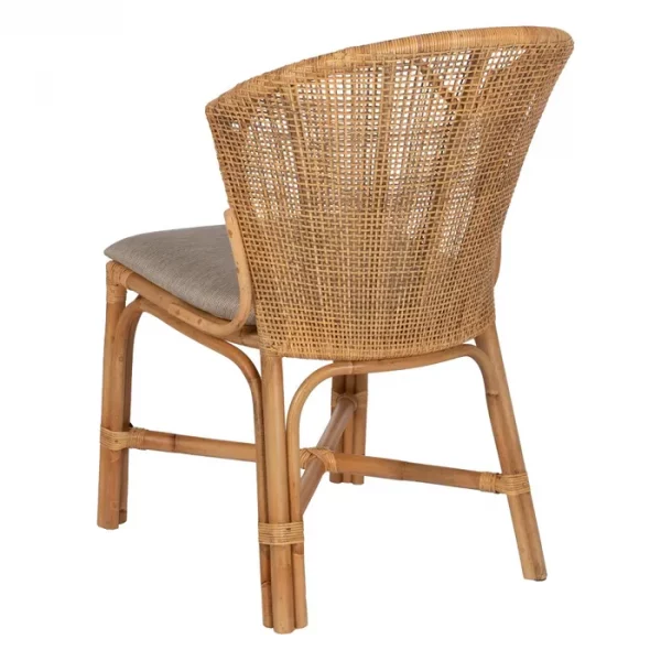 SILLA NATURAL RATÁN SALÓN 53 X 61,50 X 84,50 CM - Imagen 6