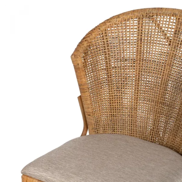 SILLA NATURAL RATÁN SALÓN 53 X 61,50 X 84,50 CM - Imagen 8