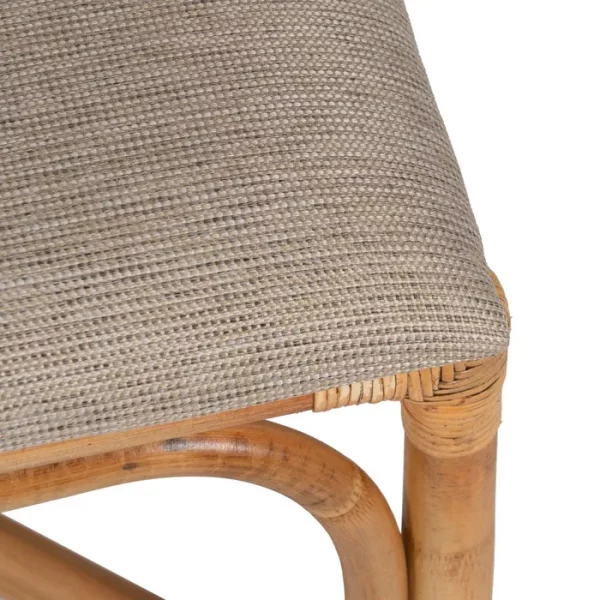 SILLA NATURAL RATÁN SALÓN 53 X 61,50 X 84,50 CM - Imagen 9