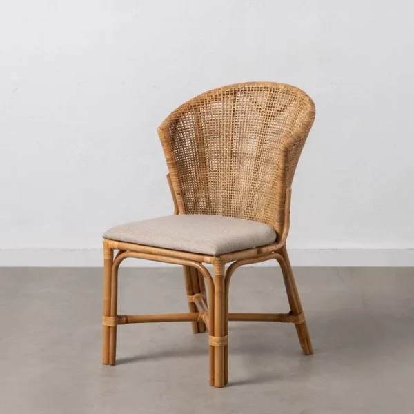 SILLA NATURAL RATÁN SALÓN 53 X 61,50 X 84,50 CM - Imagen 3
