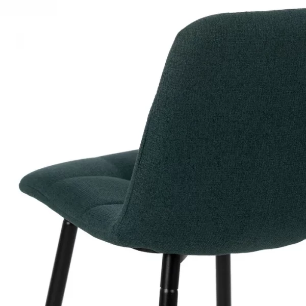 TABURETE VERDE TEJIDO-METAL SALÓN 45 X 55 X 92 CM - Imagen 10