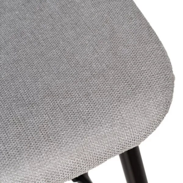 TABURETE GRIS TEJIDO-METAL SALÓN 46 X 48 X 96 CM - Imagen 9