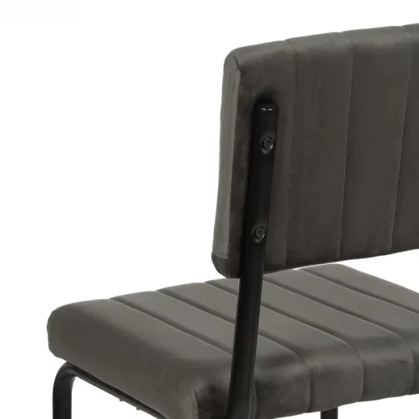 TABURETE TAUPE TEJIDO-METAL CONTRACT 44 X 50 X 115 CM - Imagen 8