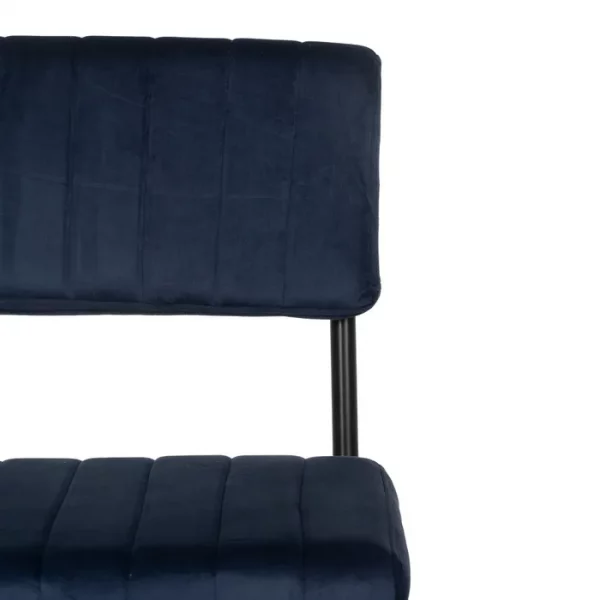 TABURETE AZUL TEJIDO-METAL CONTRACT 44 X 50 X 115 CM - Imagen 5