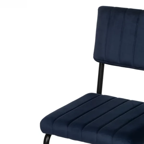 TABURETE AZUL TEJIDO-METAL CONTRACT 44 X 50 X 115 CM - Imagen 6