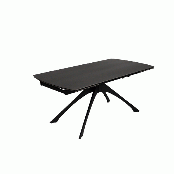 MESA EXTENSIBLE GRIS OSCURO 180 X 90 X 76 CM - Imagen 2