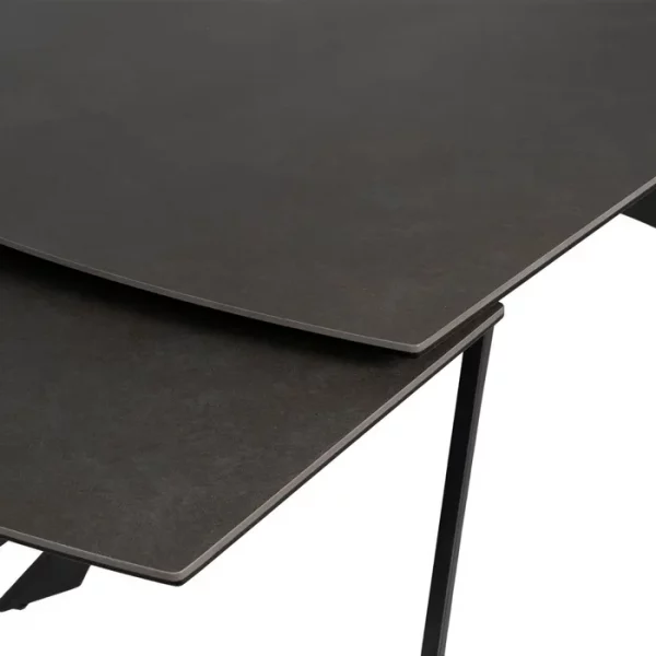 MESA EXTENSIBLE GRIS OSCURO 180 X 90 X 76 CM - Imagen 7