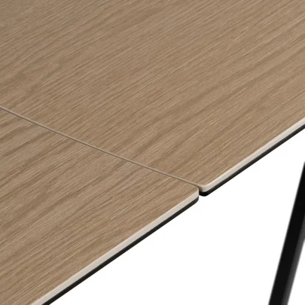 MESA EXTENSIBLE NATURAL-NEGRO 180 X 90 X 76 CM - Imagen 8
