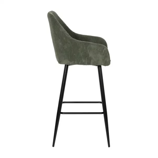 TABURETE VERDE TEJIDO-METAL CONTRACT 54 X 41,50 X 109 CM - Imagen 3