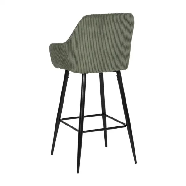TABURETE VERDE TEJIDO-METAL CONTRACT 54 X 41,50 X 109 CM - Imagen 4