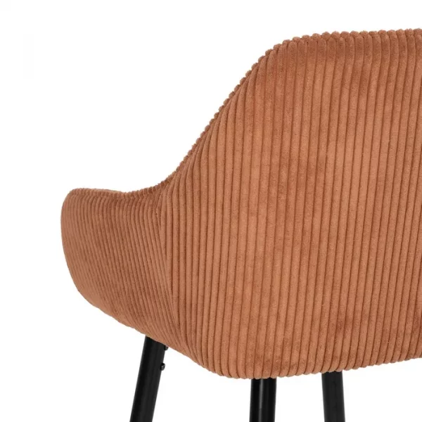 TABURETE TERRACOTA TEJIDO-METAL CONTRACT 54 X 41,50 X 109 CM - Imagen 9