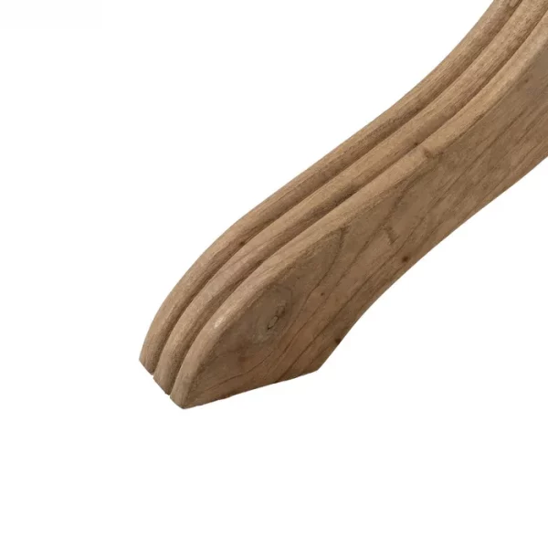 MESA AUXILIAR NATURAL MADERA MINDI SALÓN 70 X 70 X 77 CM - Imagen 8