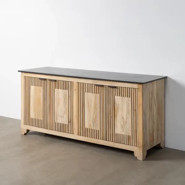 APARADOR MADERA-MÁRMOL SALÓN 179 X 57 X 90 CM