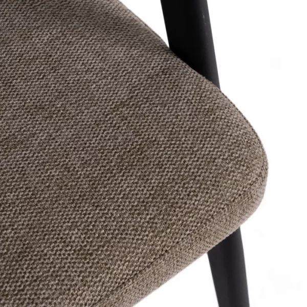 SILLA BEIGE TEJIDO-METAL CONTRACT 56 X 60 X 81 CM - Imagen 7