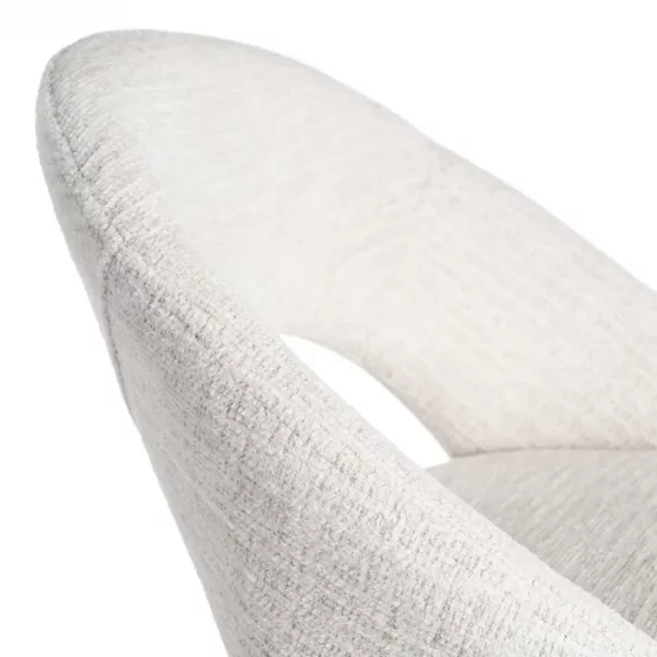 TABURETE CREMA TEJIDO-METAL CONTRACT 53 X 48 X 100 CM - Imagen 8