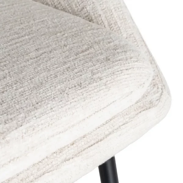 TABURETE CREMA TEJIDO-METAL CONTRACT 53 X 48 X 100 CM - Imagen 9