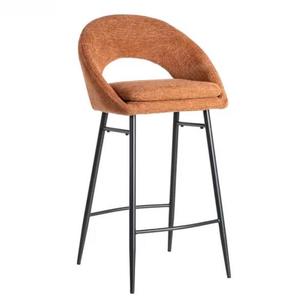 TABURETE CALABAZA TEJIDO-METAL CONTRACT 53 X 48 X 100 CM - Imagen 2