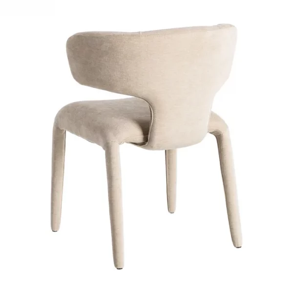 SILLA TAUPE TEJIDO 58 X 55 X 76 CM - Imagen 5
