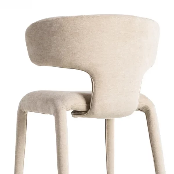 SILLA TAUPE TEJIDO 58 X 55 X 76 CM - Imagen 6