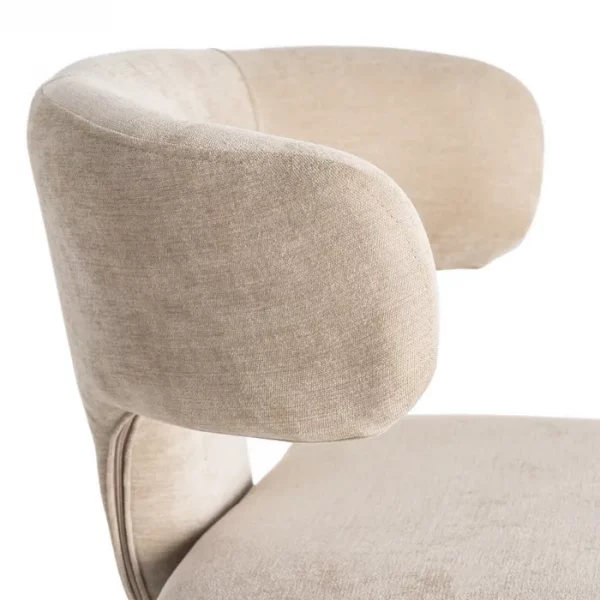 SILLA TAUPE TEJIDO 58 X 55 X 76 CM - Imagen 8