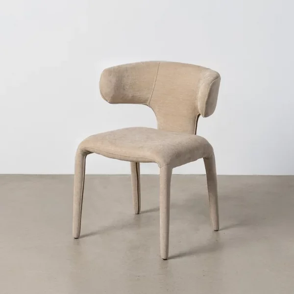 SILLA TAUPE TEJIDO 58 X 55 X 76 CM