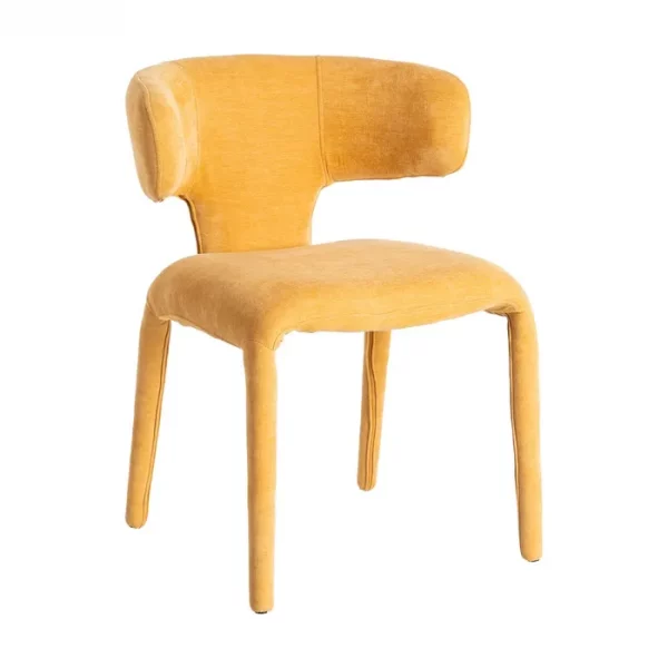 SILLA MOSTAZA TEJIDO 58 X 55 X 76 CM - Imagen 2