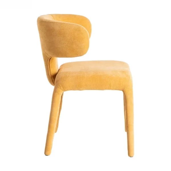 SILLA MOSTAZA TEJIDO 58 X 55 X 76 CM - Imagen 4