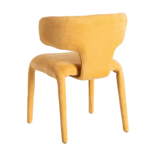 SILLA MOSTAZA TEJIDO 58 X 55 X 76 CM - Imagen 5