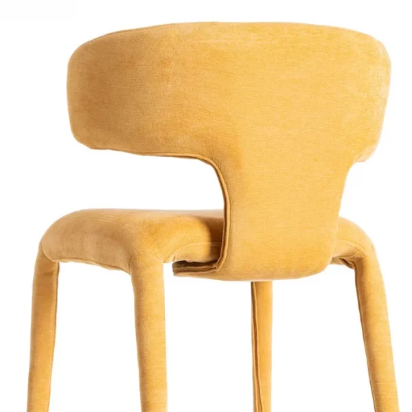 SILLA MOSTAZA TEJIDO 58 X 55 X 76 CM - Imagen 6