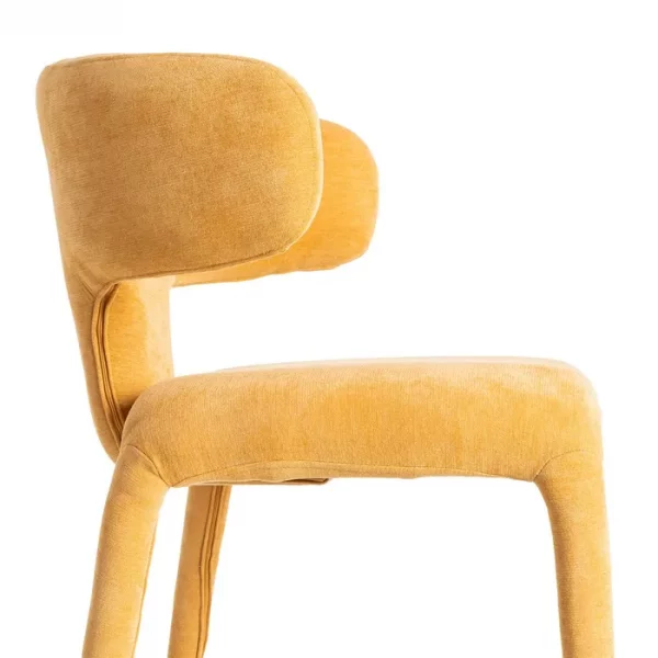 SILLA MOSTAZA TEJIDO 58 X 55 X 76 CM - Imagen 7