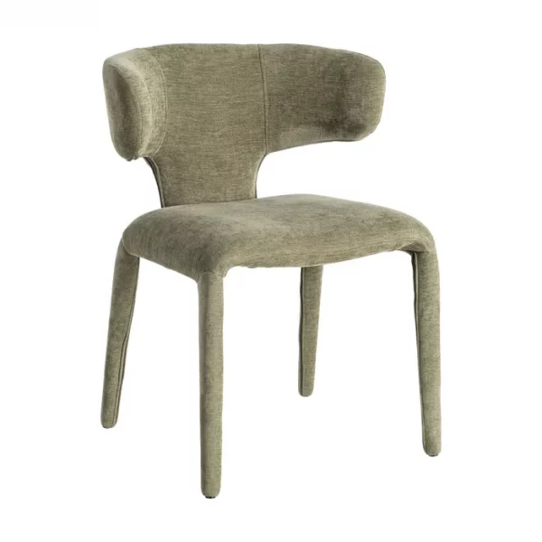 SILLA VERDE TEJIDO 58 X 55 X 76 CM - Imagen 2